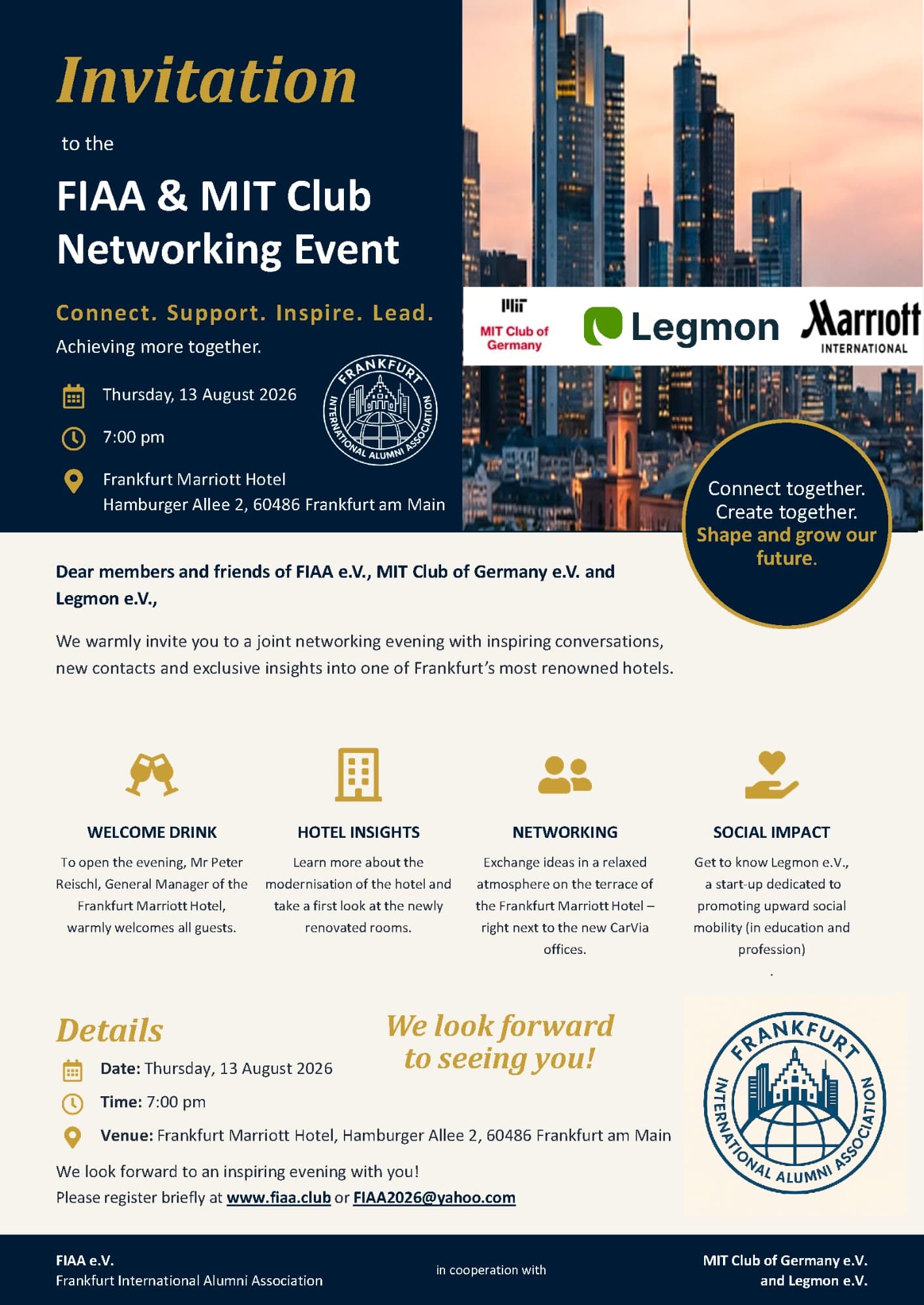 FIAA & MIT Club Netzwerkabend